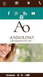 Mobile Screenshot of andolinoorthodontics.com